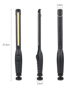 HJL Autoparts SMART ACCESSORY COB LED Rechargeable Work Light USB Hand Torch Inspection Magnetic Lamp Flexible - #TOKIT-04000