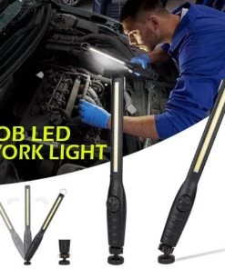 HJL Autoparts SMART ACCESSORY COB LED Rechargeable Work Light USB Hand Torch Inspection Magnetic Lamp Flexible - #TOKIT-04000