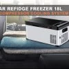 HJL Autoparts 18L Car Fridge Freezer 12-24V Camping Car Boat Caravan Home Compressor Cooling - #CRF-1800