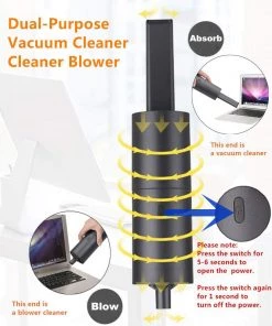 HJL Autoparts SMART ACCESSORY Mini Portable Cordless Vacuum Cleaner,Blower Cleaner 2-in-1 Multi-usage Cleaner - #CWASH-VC005