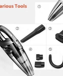 HJL Autoparts Car Wash Tool Kit Set High Pressure Water Gun Pipe+Free Gift-Wireless Vacuumer - #CWASH-F001 SMART ACCESSORY