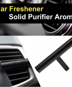 HJL Autoparts Air Freshener Car Perfume Vehicle Solid Air Purifier Aroma With 3 Scented-Black - ASSRY-70110 SMART ACCESSORY