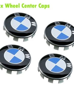 HJL Autoparts Set Of 4 BMW Wheel Center Caps Emblem 68mm/2.7" For 1/3/5/6/7SERIES X3/5/6 Z3/4 - #EMBLE-22104