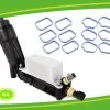 HJL Autoparts 68105583AF Oil Cooler Filter W/Intake Manifold Gasket For Jeep Dodge 3.6 2014-17 - #HJ-35188-OILGS CHRYSLER