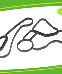 HJL Autoparts Engine Oil Filter Housing Gasket+Cooler Seal Set Replacement For BMW E82 E90 E60 X1 X3 X5 11428637820/21 - #HJ-02226-OCS