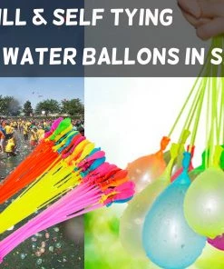 HJL Autoparts SMART ACCESSORY 111 + Water Bunch Balloons Fast Fill & Self Tyling Hot Summer Fun Toy Set - #FUNKT-01000