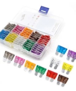 HJL Autoparts 100 Pcs Auto Car Truck Standard Blade Fuse Assortment 5A / 7.5A / 10A / 15A / 20A / 30A - #FUSEO-61300