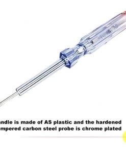 HJL Autoparts SMART ACCESSORY 6/12/24V Car Voltage Circuit Tester System Long Probe Continuity Test Light Pen - #FUSEO-70170