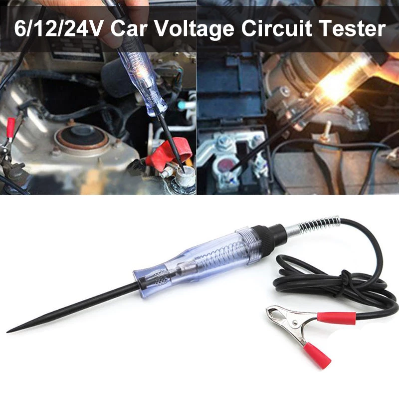 HJL Autoparts SMART ACCESSORY 6/12/24V Car Voltage Circuit Tester System Long Probe Continuity Test Light Pen - #FUSEO-70171 3 HJL Autoparts SMART ACCESSORY 6/12/24V Car Voltage Circuit Tester System Long Probe Continuity Test Light Pen - #FUSEO-70171