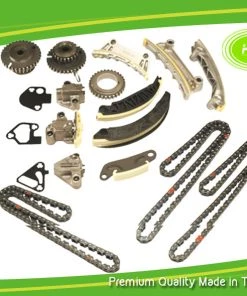 HJL Autoparts Fits CHEVROLET GMC,Suzuki Grand Vitara/XL7 3.6 3.0L Saab 9-3 2.8L Replacement Timing Chain Kit With Crankshaft Sprocket And Idler Sprocket 2007-2015 - #HJ-77082-G