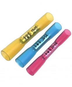 HJL Autoparts 200 Pcs Solder Seal Butt Connectors & Heat Shrink Wire Terminals Kit 26-10 GA - #HSKIT-18330 SMART ACCESSORY