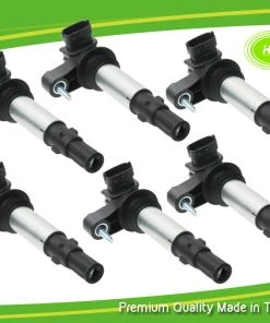 HJL Autoparts 6PCS Set Ignition Coil For Saab 9-3 2.8T V6 Turbo YS3F B284 12629037 2005-15 - #92005-73106