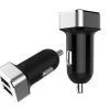 HJL Autoparts Mini Dual USB Port Car Charger 12-24V 2.4A Output For Smart Phone Tablet Black - #KC-2U09 SMART ACCESSORY