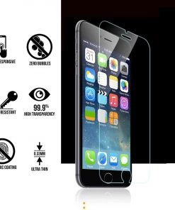 HJL Autoparts 2 Pack 9H Hardness HD Tempered Glass Screen Protector For IPhone 6 7 8 X - MOBIL-1A000 SMART ACCESSORY