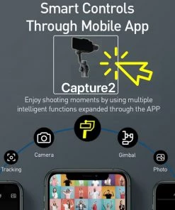 HJL Autoparts 3-Axis Smartphone Gimbal Handheld Stabilizer Vlog Youtuber Smart Face Tracking - #MOBIL-31100