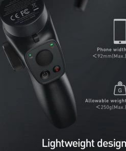 HJL Autoparts 3-Axis Smartphone Gimbal Handheld Stabilizer Vlog Youtuber Smart Face Tracking - #MOBIL-31100