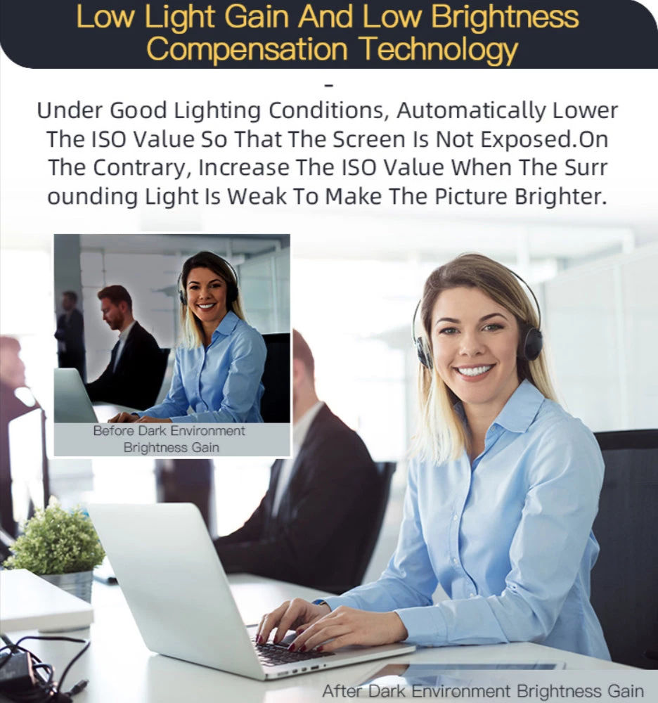 HJL Autoparts SMART ACCESSORY 1080P Webcam Full HD USB 2.0 For PC Desktop Laptop Web Camera With Microphone - #MOBIL-45104 9 HJL Autoparts SMART ACCESSORY 1080P Webcam Full HD USB 2.0 For PC Desktop Laptop Web Camera With Microphone - #MOBIL-45104