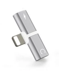 HJL Autoparts SMART ACCESSORY Double 2in1 Headphone Audio & Charger Adapter Splitter For IPhone X XR 7 8 - #MOBIL-789X0