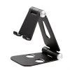 HJL Autoparts Foldable Smart Phone Tablet (3-10”) Stand Aluminum Alloy Angle-Adjustable-Black - #MOBIL-91972 PHONE ACCESSORY