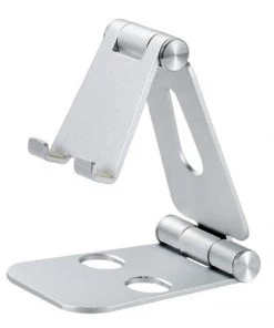 HJL Autoparts Sales 6 HJL Autoparts PHONE ACCESSORY Foldable Smart Phone/Tablet (3-10”)Stand Aluminum Alloy Angle-Adjustable-Silver - #MOBIL-91973