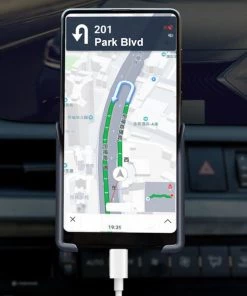 HJL Autoparts SMART ACCESSORY Universal Air Vent Gravity Car Phone Mount Auto-Clamping For 4.5-6” Phones - #MOBIL-91980