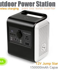 HJL Autoparts Portable Power Station 150000mAh 500W W/AC Output 110V Pure Sine Wave JumpStarter - #S6800 CAR ACCESSORY