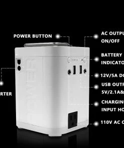HJL Autoparts Outdoor Camping Portable Power Supply Unit 26800mAh For Laptop W/AC Output 110V - #S2600 SMART ACCESSORY