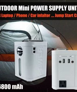 HJL Autoparts Outdoor Camping Portable Power Supply Unit 26800mAh For Laptop W/AC Output 110V - #S2600 SMART ACCESSORY