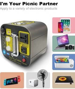 HJL Autoparts Outdoor Power Station 126000mAh 600W W/AC Output 110V Pure Sine Wave JumpStarter - #S6600