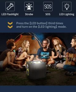 HJL Autoparts Outdoor Power Station 126000mAh 600W W/AC Output 110V Pure Sine Wave JumpStarter - #S6600