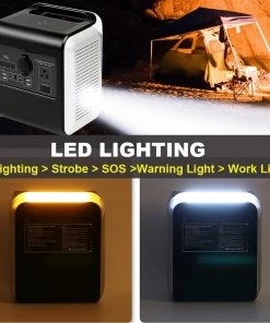 HJL Autoparts Portable Power Station 150000mAh 500W W/AC Output 110V Pure Sine Wave JumpStarter - #S6800 CAR ACCESSORY