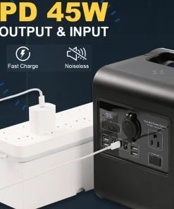 HJL Autoparts Portable Power Station 150000mAh 500W W/AC Output 110V Pure Sine Wave JumpStarter - #S6800 CAR ACCESSORY