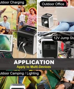 HJL Autoparts Portable Power Station 150000mAh 500W W/AC Output 110V Pure Sine Wave JumpStarter - #S6800 CAR ACCESSORY