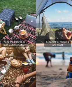 HJL Autoparts SMART ACCESSORY Car Trunk Organizer Box+Cooler&Waterproof Bag Collapsible For Cars Outdoor - #STOGE-BX010