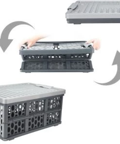 HJL Autoparts SMART ACCESSORY Car Trunk Organizer Box+Cooler&Waterproof Bag Collapsible For Cars Outdoor - #STOGE-BX010