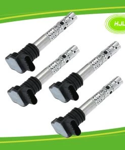 HJL Autoparts 4 PCS Ignition Coil Pack For Audi A4 A6 TT SEAT VW Golf Octavia 1.8T 06A905115 - #24041-73104