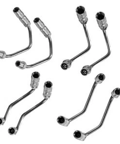 HJL Autoparts 8 PCS Fuel Injector Supply Lines For Chevrolet Silverado GMC Sierra 6.6L 904126 - #37766-72100