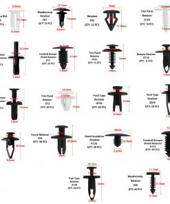 HJL Autoparts SMART ACCESSORY 450 PCS Auto Body Plastic Retainer Rivets Set+Plastic Remover For GM FORD HONDA - #TOKIT-99450 11 HJL Autoparts SMART ACCESSORY 450 PCS Auto Body Plastic Retainer Rivets Set+Plastic Remover For GM FORD HONDA - #TOKIT-99450