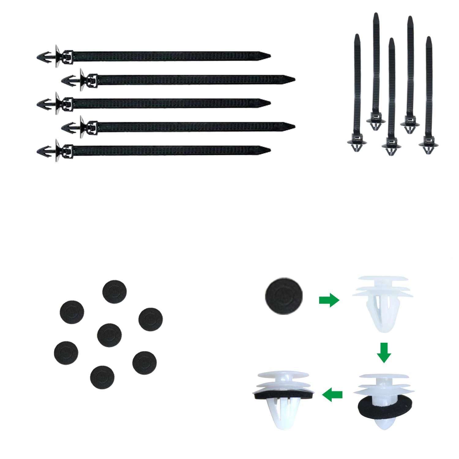 HJL Autoparts SMART ACCESSORY 450 PCS Auto Body Plastic Retainer Rivets Set+Plastic Remover For GM FORD HONDA - #TOKIT-99450 8 HJL Autoparts SMART ACCESSORY 450 PCS Auto Body Plastic Retainer Rivets Set+Plastic Remover For GM FORD HONDA - #TOKIT-99450