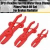 HJL Autoparts SMART ACCESSORY 3Pcs Flexible Fuel Oil Water Hose Clamp Pliers Pinch Off Set For Brakes Radiator - #TOKIT-99803