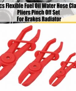HJL Autoparts SMART ACCESSORY 3Pcs Flexible Fuel Oil Water Hose Clamp Pliers Pinch Off Set For Brakes Radiator - #TOKIT-99803