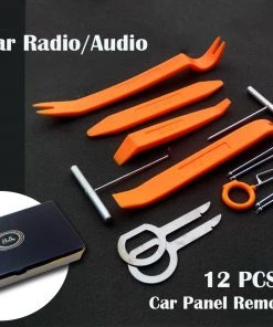 HJL Autoparts 12 Pcs Plastic Car Radio Door Clip Panel Trim Dash Audio Removal Pry Kit Tool Set - #TOKIT-99812 SMART ACCESSORY