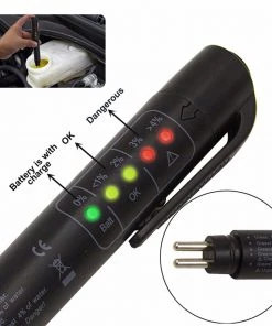 HJL Autoparts Brake Fluid Tester Automotive Fluid Oil Pen Detector For DOT3 DOT4 DOT5.1 - #TOKIT-99815