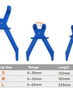 HJL Autoparts SMART ACCESSORY 3PCS Set Car Fuel Oil Tube Hose Pinch-Off Pliers Fuel Lines Sealing Curve Clamps - #TOKIT-99833