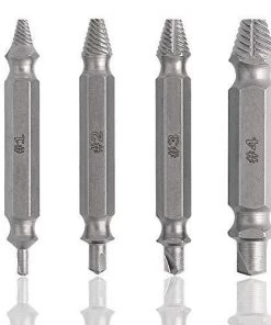 HJL Autoparts SMART ACCESSORY Damaged Screw Remover Extractor Easily Remove Stripped Damaged Screws Set Of 4 - #TOKIT-99854 20 HJL Autoparts SMART ACCESSORY Damaged Screw Remover Extractor Easily Remove Stripped Damaged Screws Set Of 4 - #TOKIT-99854