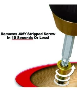 HJL Autoparts SMART ACCESSORY Damaged Screw Remover Extractor Easily Remove Stripped Damaged Screws Set Of 4 - #TOKIT-99854