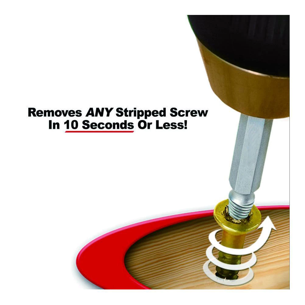 HJL Autoparts SMART ACCESSORY Damaged Screw Remover Extractor Easily Remove Stripped Damaged Screws Set Of 4 - #TOKIT-99854 4 HJL Autoparts SMART ACCESSORY Damaged Screw Remover Extractor Easily Remove Stripped Damaged Screws Set Of 4 - #TOKIT-99854