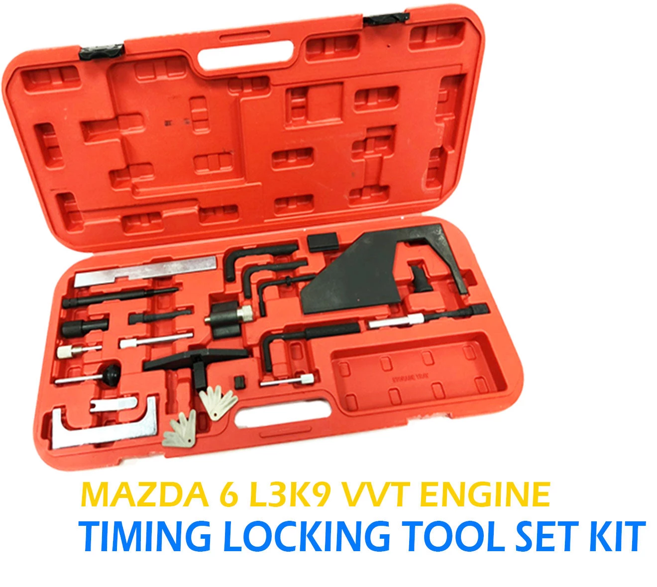 HJL Autoparts MAZDA 3 6 CX-7 2.3 MPS TURBO DISI L3 L3K9 VVT ENGINE TIMING LOCKING TOOL SET KIT - TOKIT-31160 3 HJL Autoparts MAZDA 3 6 CX-7 2.3 MPS TURBO DISI L3 L3K9 VVT ENGINE TIMING LOCKING TOOL SET KIT - TOKIT-31160