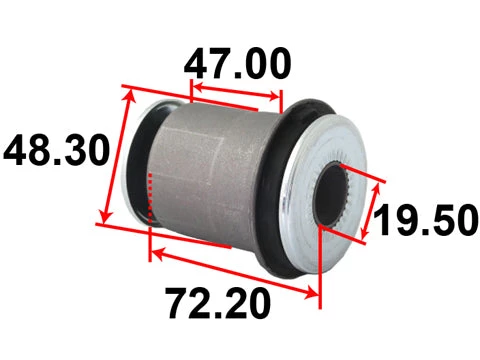 HJL Autoparts Pair Front Lower Control Arm Bushings For TOYOTA 4Runner Lexus GX470 4865460030 - #05202-BH202