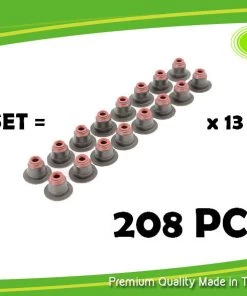 HJL Autoparts TIMING CHAIN KIT 208 PCS Engine Valve Stem Seal For BMW E63 E64 E70 545i 550i 750i X5 11340029751 - #02007-VS208